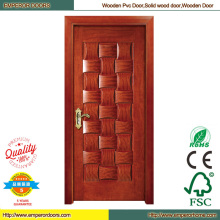 Bois MDF PVC porte PVC porte pliante en bois porte principale